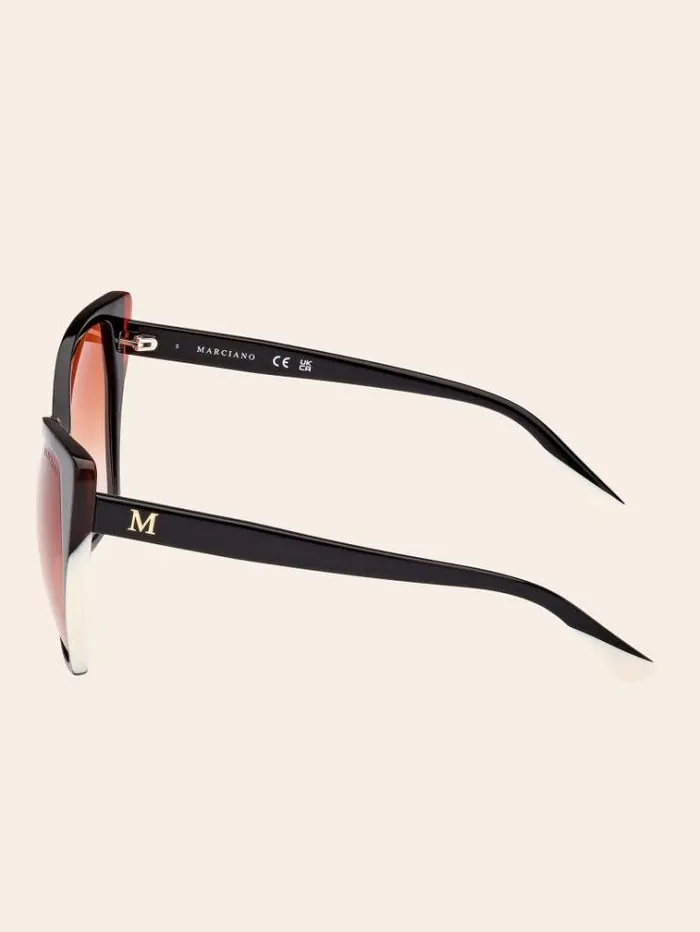 Women Marciano Butterfly Sunglasses Model Black Guess Sunglasses