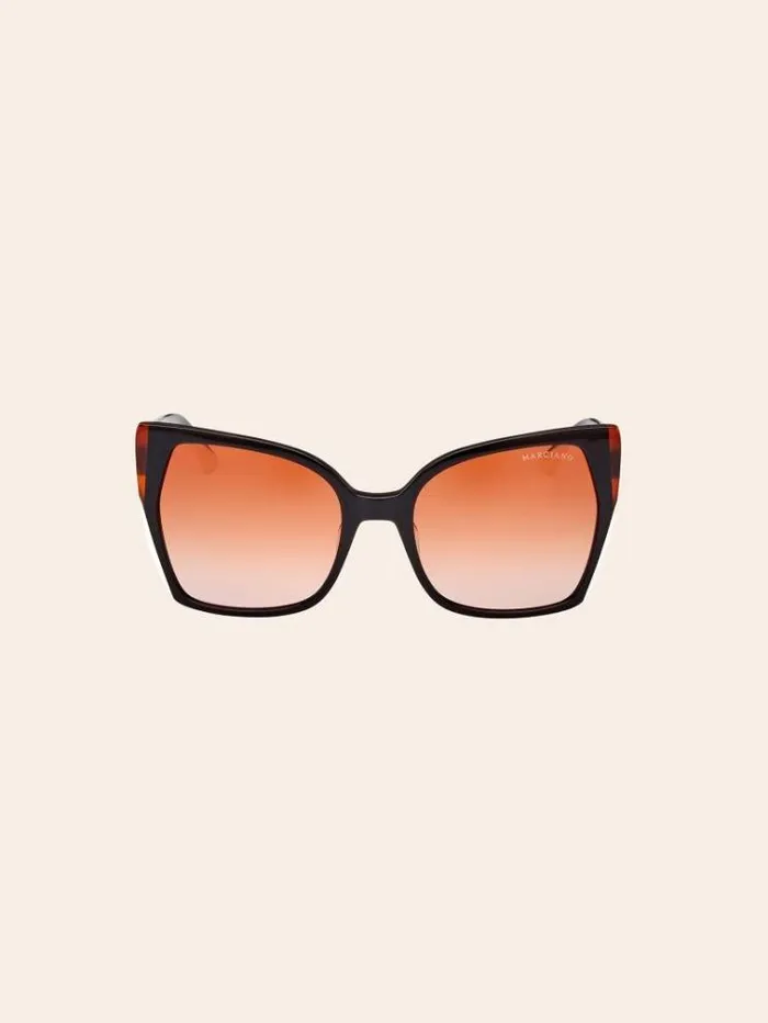 Women Marciano Butterfly Sunglasses Model Black Guess Sunglasses