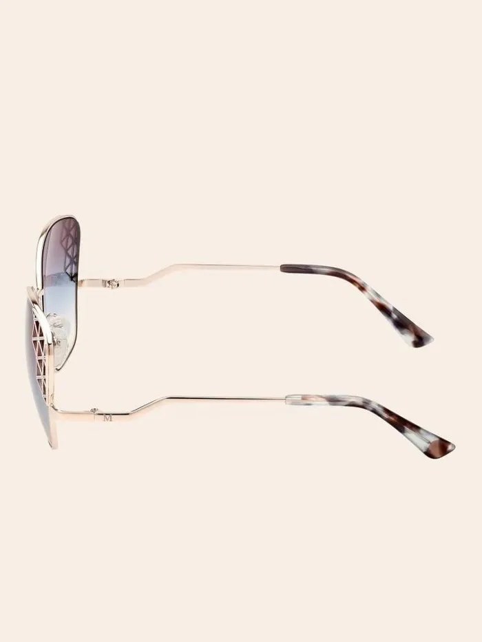 Women Marciano Butterfly Sunglasses Model Gold Guess Sunglasses
