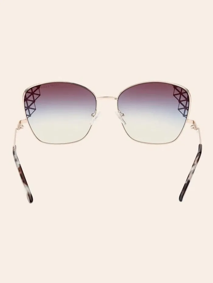 Women Marciano Butterfly Sunglasses Model Gold Guess Sunglasses