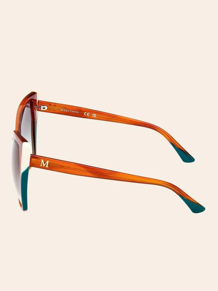 Women Marciano Butterfly Sunglasses Model Multicolor Pattern Guess Sunglasses