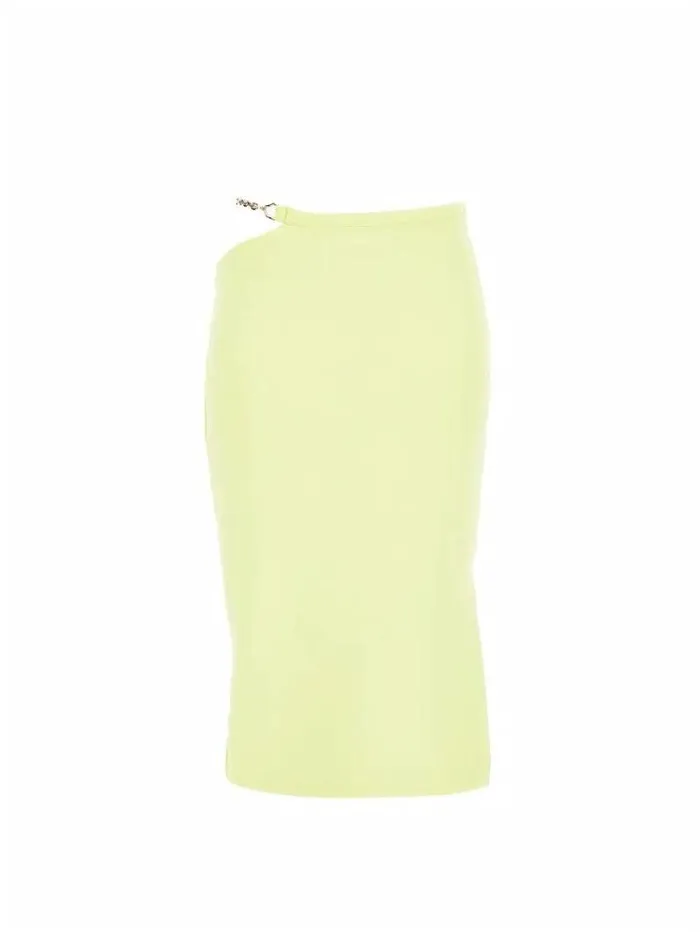Women Marciano Chain Skirt Fluorescent Yellow Guess Skirts And Shorts