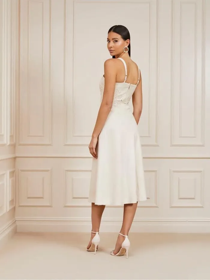 Women Marciano Embroidery Dress White Guess Dresses And Jumpsuits