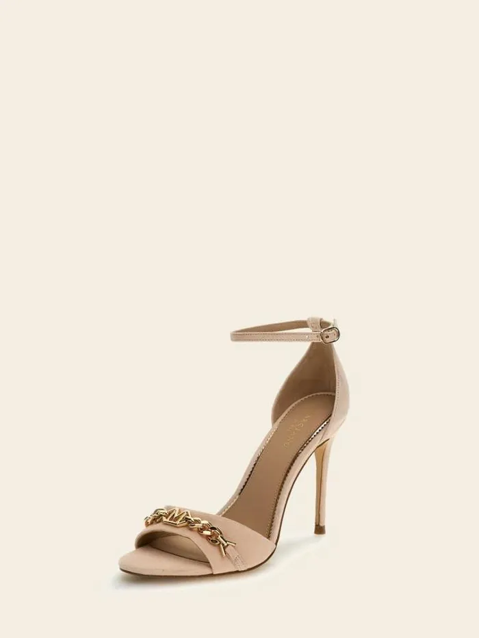 Women Marciano Front Chain Sandal Powder Pink Guess Sandals