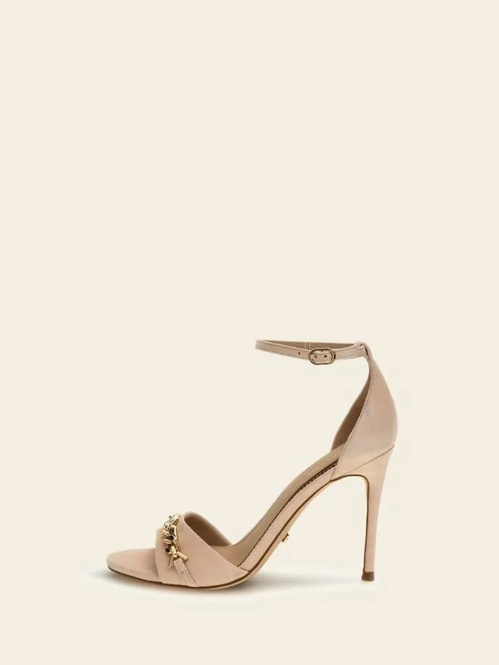 Women Marciano Front Chain Sandal Powder Pink Guess Sandals