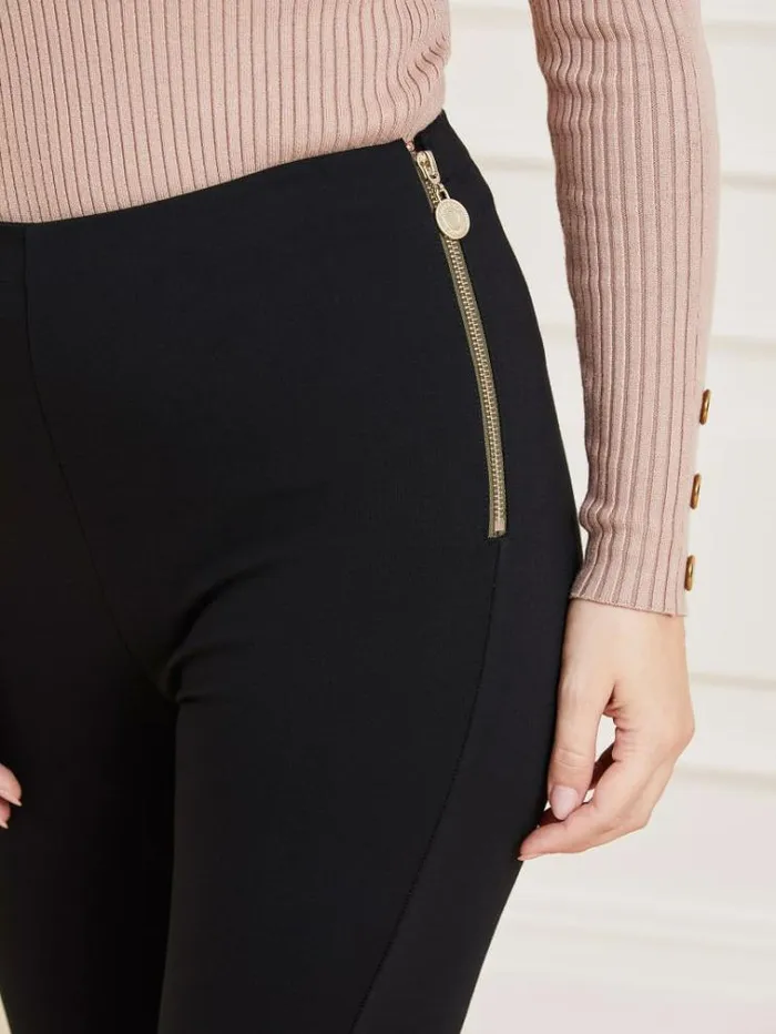 Women Marciano Jane Ponte Legging Black Guess Trousers