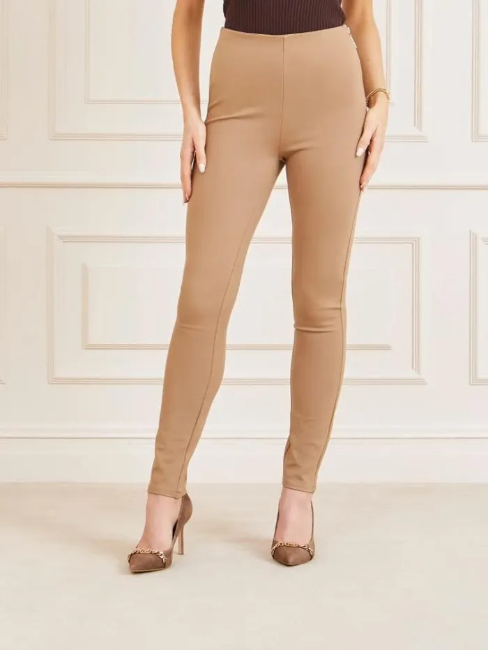 Women Marciano Jane Ponte Legging Light Brown Guess Trousers