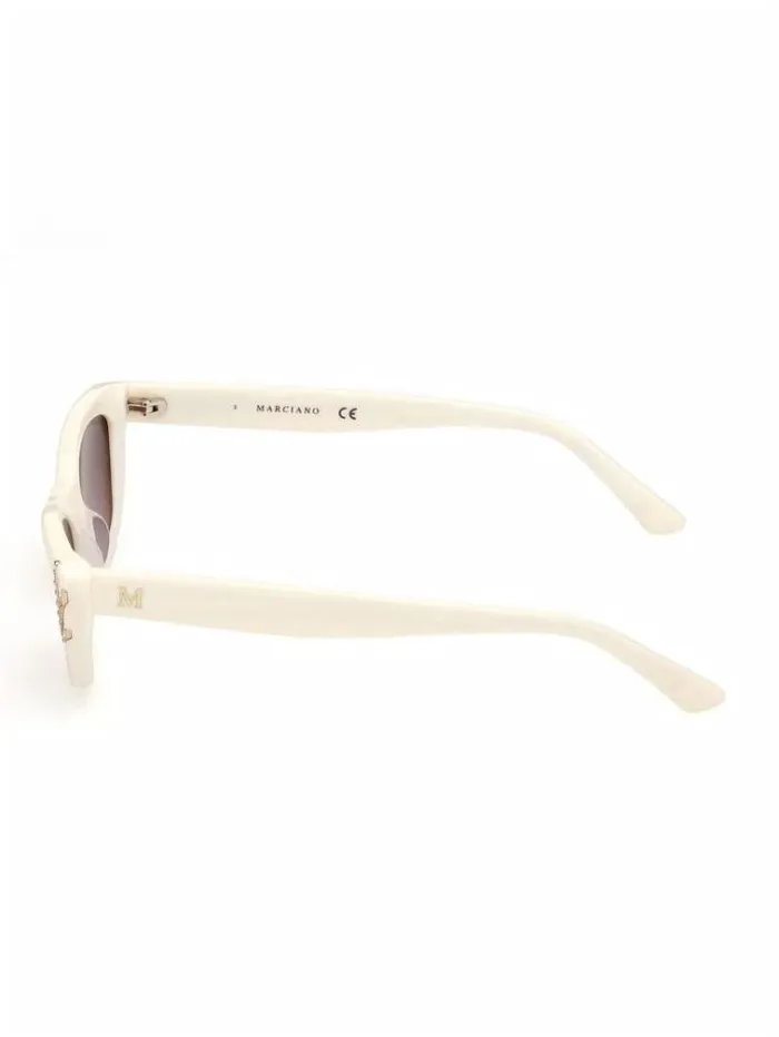 Women Marciano Rectangular Sunglasses Model White Guess Sunglasses