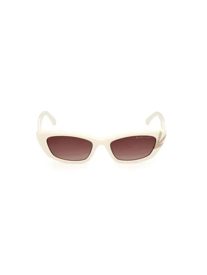 Women Marciano Rectangular Sunglasses Model White Guess Sunglasses