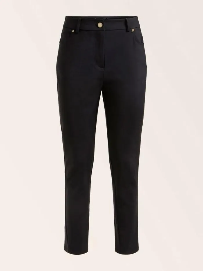 Women Marciano Skinny Pant Black Guess Trousers