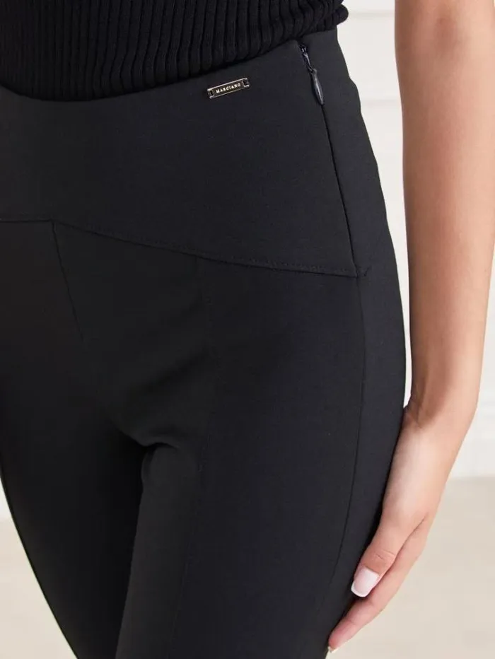 Women Marciano Skynny Fit Pant Black Guess Trousers