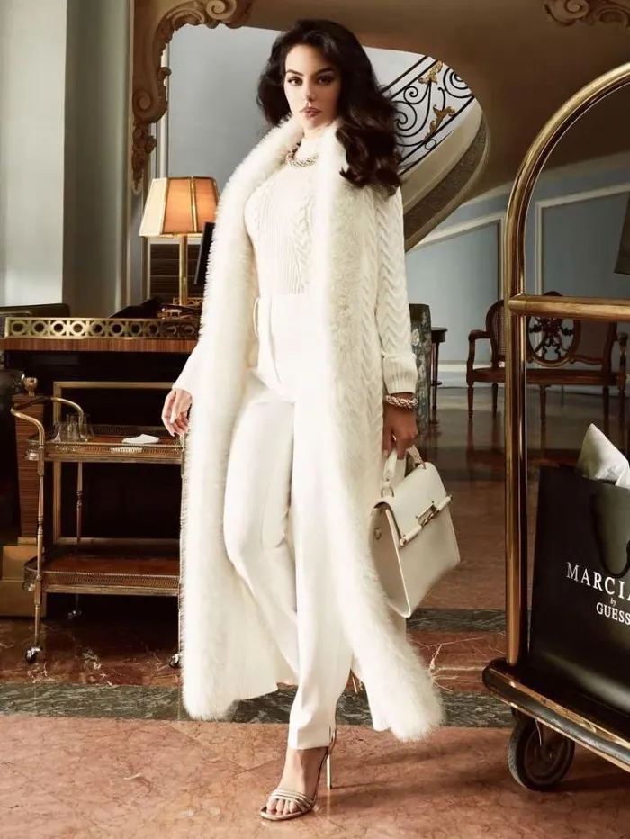 Women Marciano Sweater Vest White Guess Tops And Shirts