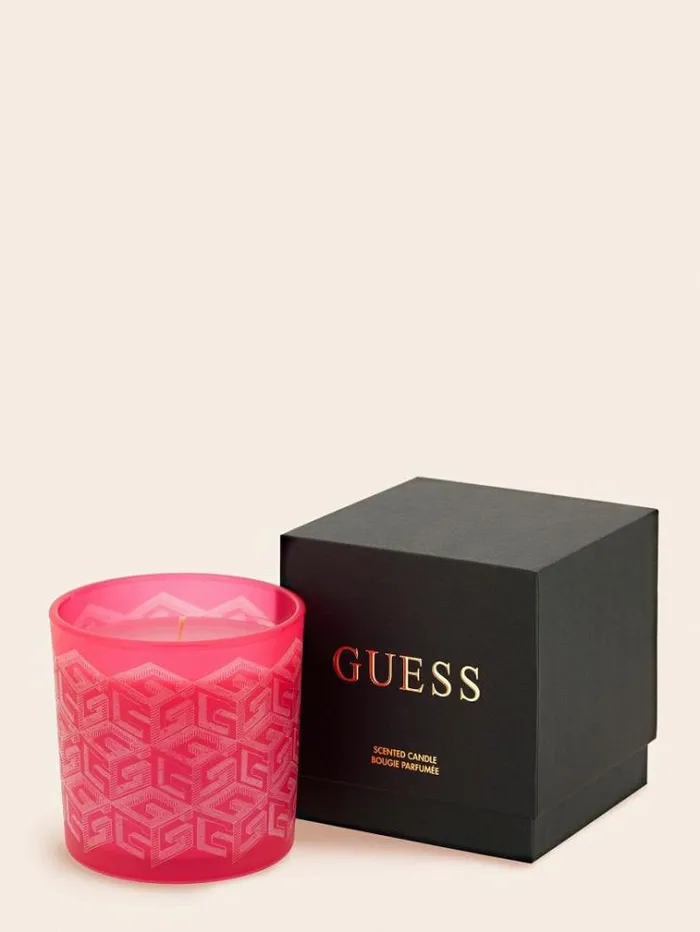WomenMen 034g Cube Laser034 Candle Pink Guess Home Collection