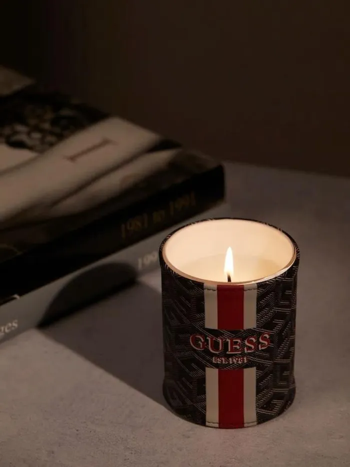 WomenMen Small 034g Cube034 Candle Black Guess Home Collection