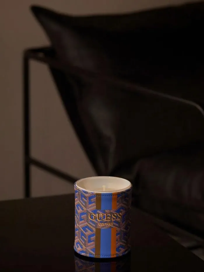 WomenMen Small 034g Cube034 Candle Dark Blue Guess Home Collection