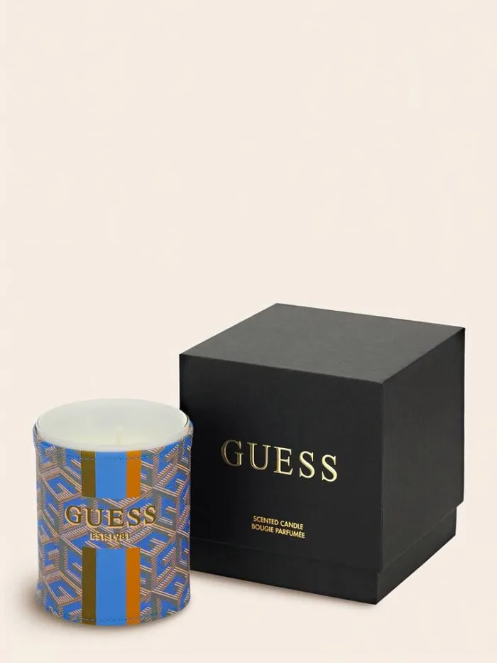 WomenMen Small 034g Cube034 Candle Dark Blue Guess Home Collection