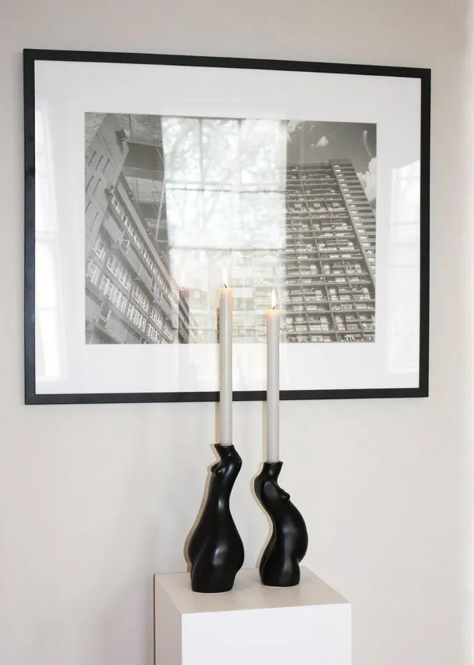 WomenMen The Frankie Shop Candles Anissa Kermiche Tit For Tat Tall Candlestick Black WomenMen The Frankie Shop Candles Anissa Kermiche Tit For Tat Tall Candlestick Black