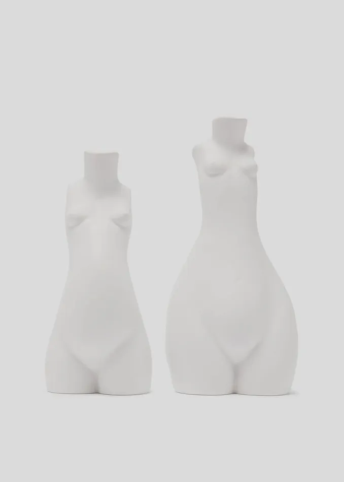 WomenMen The Frankie Shop Candles Anissa Kermiche Tit For Tat Tall Candlestick White