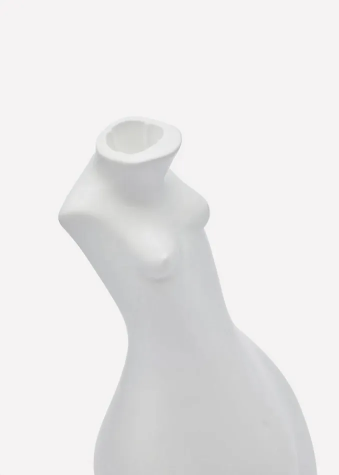 WomenMen The Frankie Shop Candles Anissa Kermiche Tit For Tat Tall Candlestick White