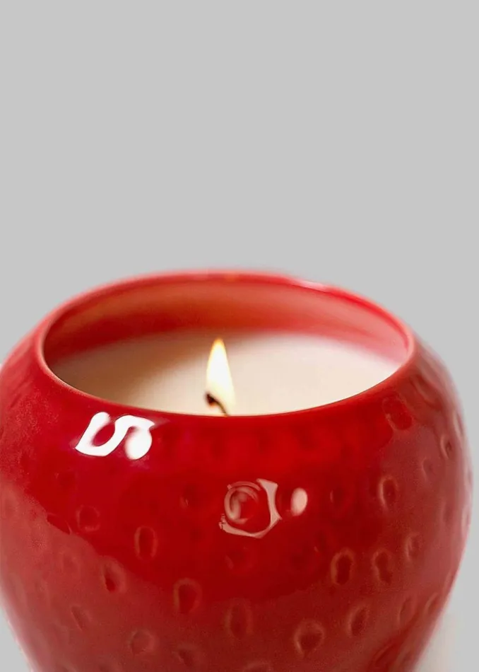 WomenMen The Frankie Shop Candles JW Anderson Strawberry Candle Red