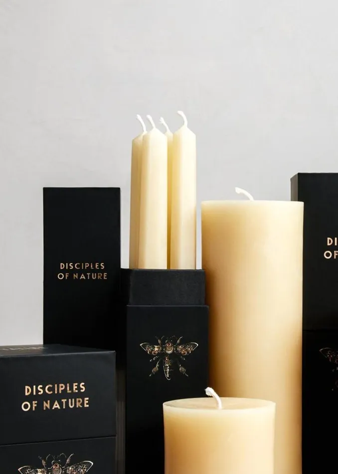 WomenMen The Frankie Shop Candles Tatine Cream Pure Beeswax Taper Candles