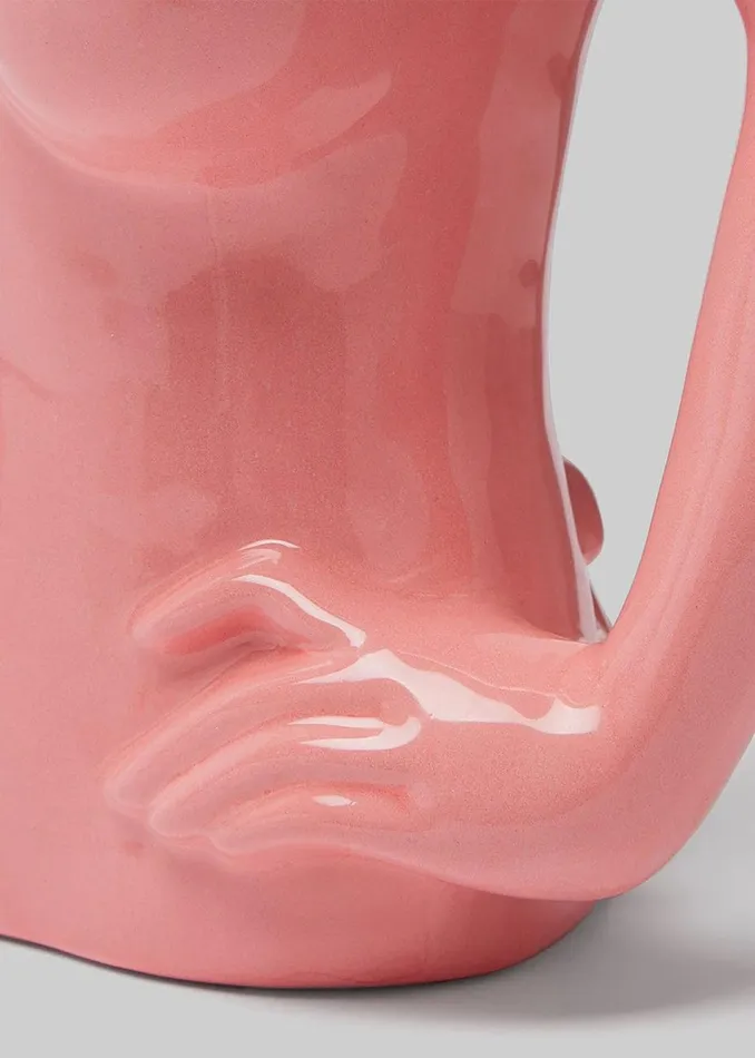 WomenMen The Frankie Shop Decor Anissa Kermiche Jugs Jug Ceramic Vase Hot Pink