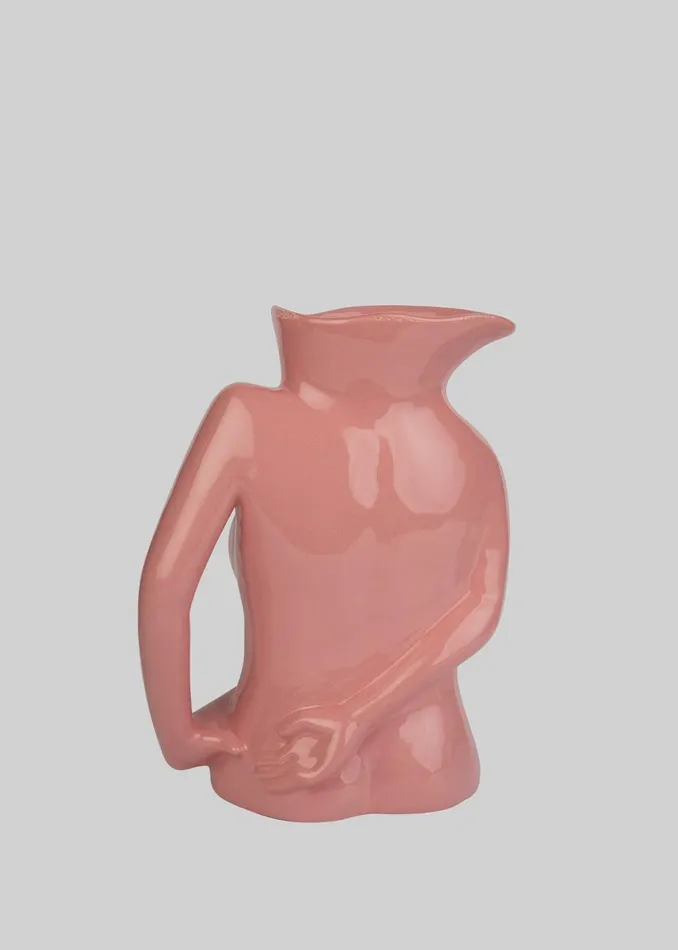 WomenMen The Frankie Shop Decor Anissa Kermiche Jugs Jug Ceramic Vase Hot Pink