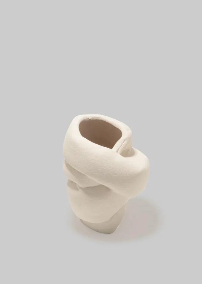 WomenMen The Frankie Shop Decor Completedworks Well Wrapped Small Vase Textured Beige