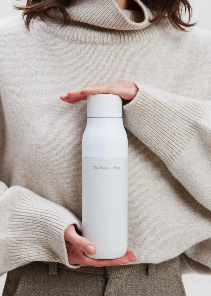 WomenMen The Frankie Shop Decor LARQ X TFS SelfCleaning Water Bottle Granite White