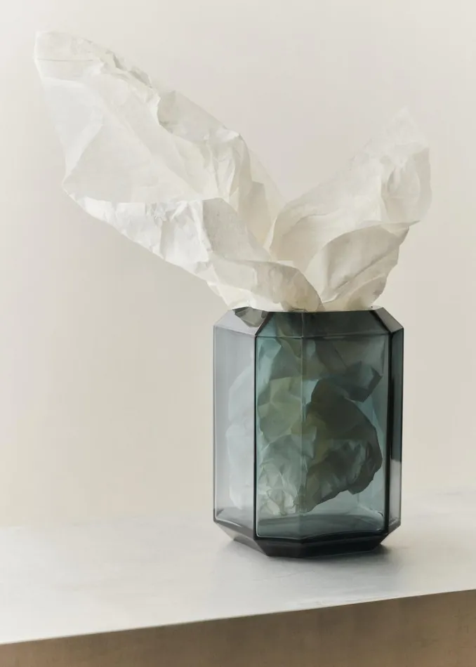 WomenMen The Frankie Shop Decor Louise Roe Jewel Vase Medium Blue