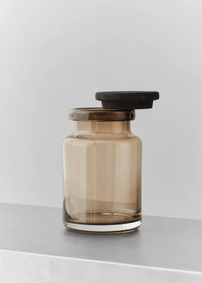 WomenMen The Frankie Shop Decor Louise Roe Viggo Glass Container Smoke
