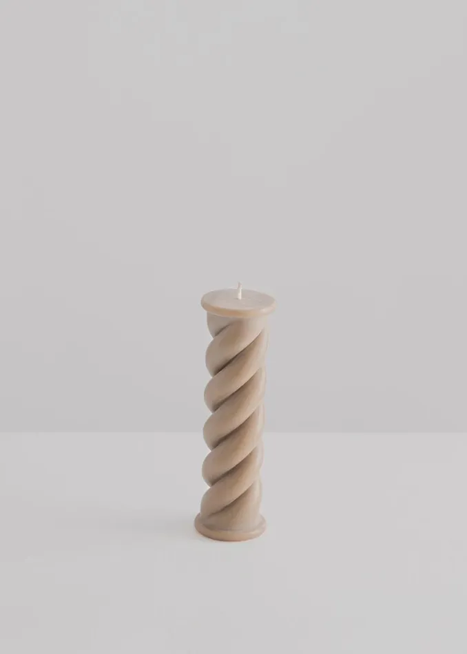 WomenMen The Frankie Shop Decor Maison Balzac Cordelette Candle Taupe