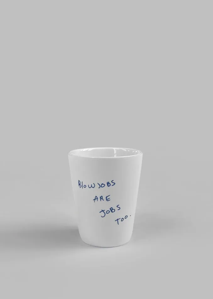 WomenMen The Frankie Shop Decor TFS X Thomas Llu Jobs Cup Whiteblue