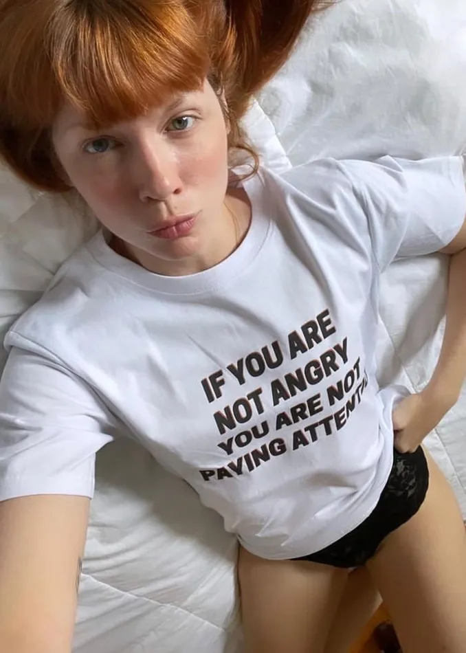 WomenMen The Frankie Shop Frankie Gives Back X Jeanne Friot If You TShirt Whiteblack