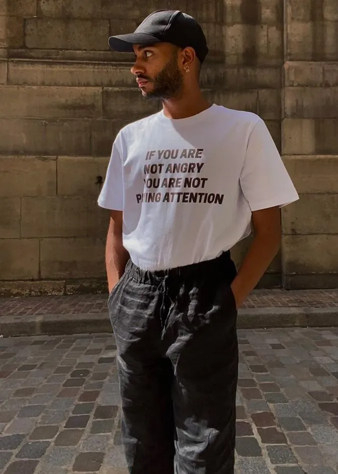 WomenMen The Frankie Shop Frankie Gives Back X Jeanne Friot If You TShirt Whiteblack