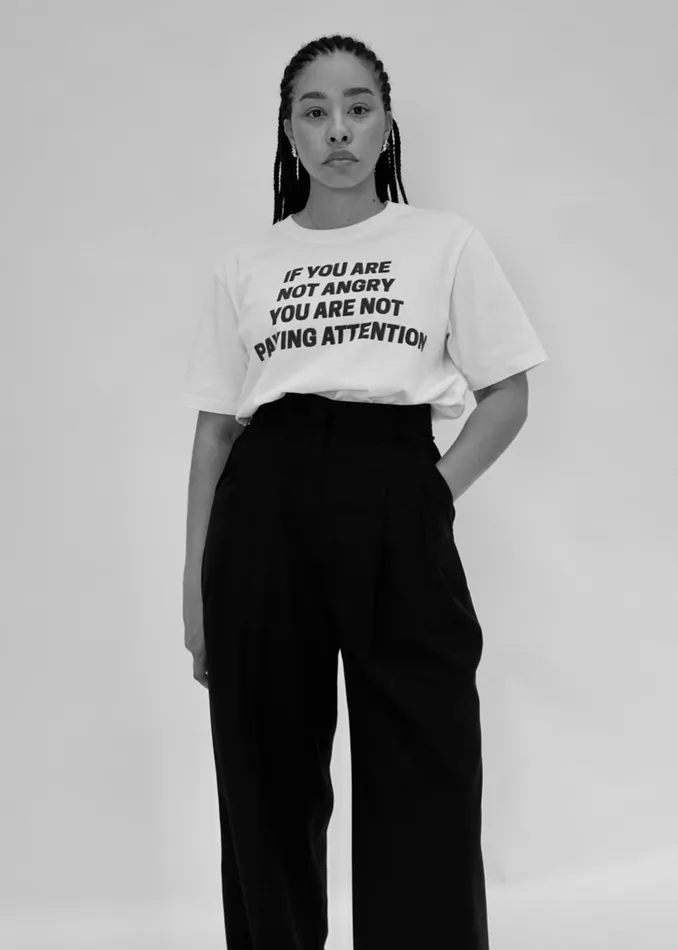 WomenMen The Frankie Shop Frankie Gives Back X Jeanne Friot If You TShirt Whiteblack