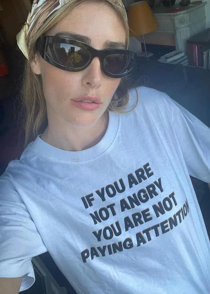 WomenMen The Frankie Shop Frankie Gives Back X Jeanne Friot If You TShirt Whiteblack