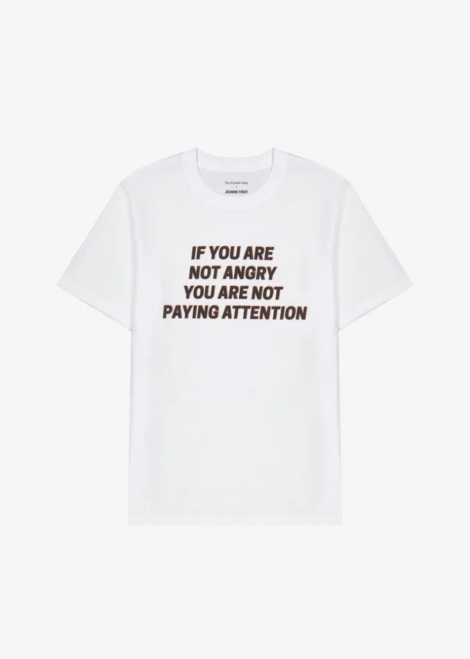 WomenMen The Frankie Shop Frankie Gives Back X Jeanne Friot If You TShirt Whiteblack