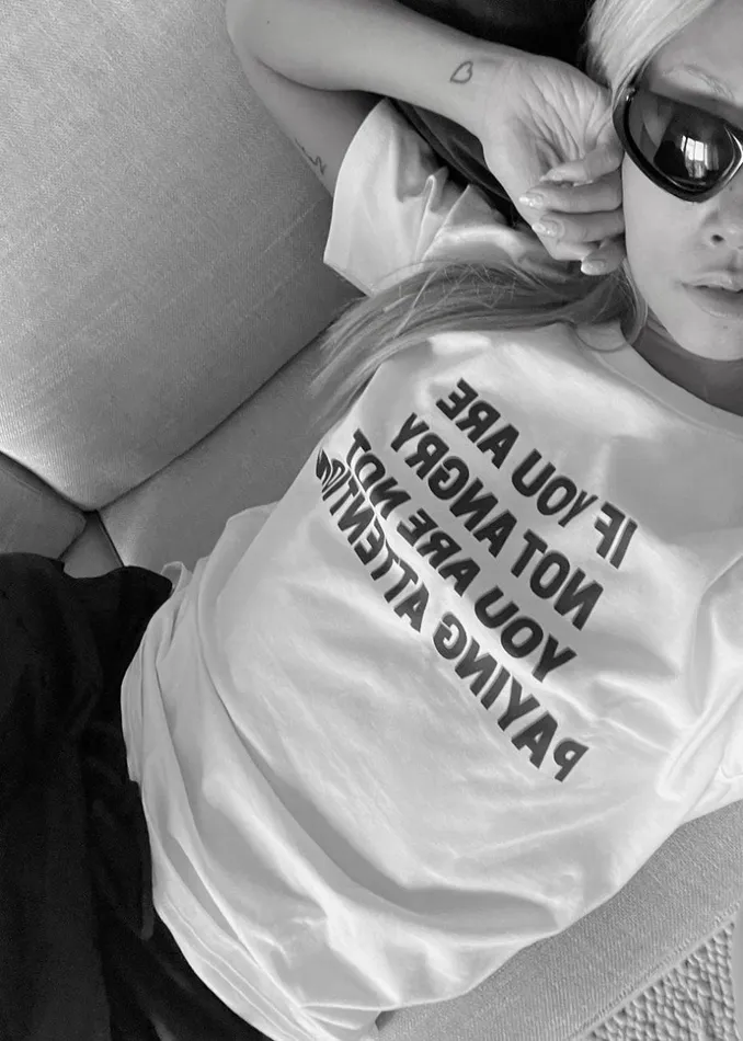 WomenMen The Frankie Shop Frankie Gives Back X Jeanne Friot If You TShirt Whiteblack