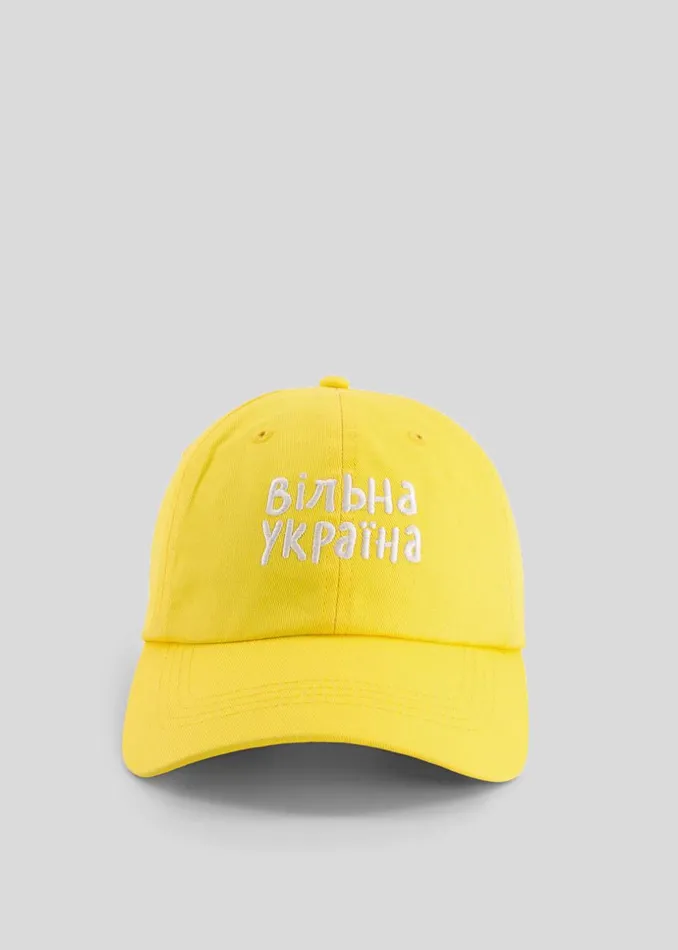 WomenMen The Frankie Shop Frankie Gives Back X Thomas Llu Free Baseball Cap Yellow WomenMen The Frankie Shop Frankie Gives Back X Thomas Llu Free Baseball Cap Yellow