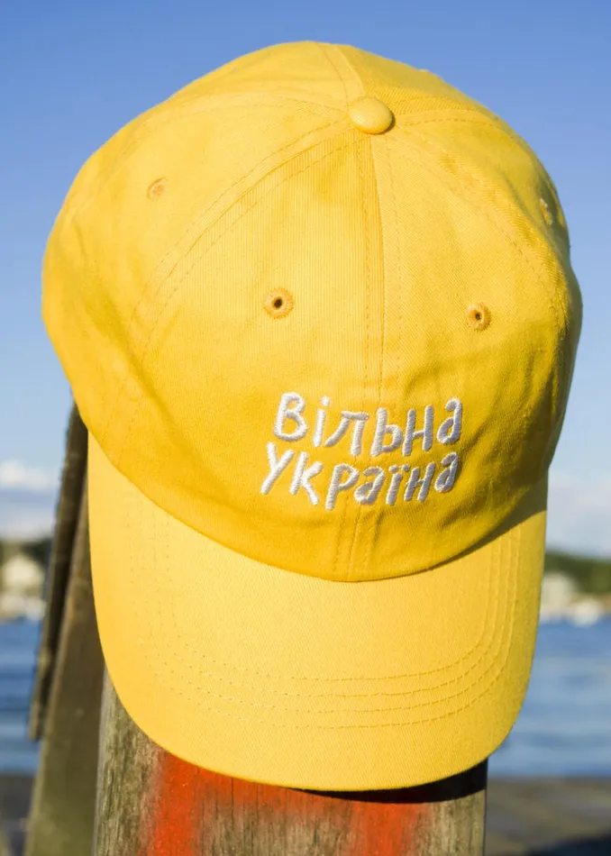 WomenMen The Frankie Shop Frankie Gives Back X Thomas Llu Free Baseball Cap Yellow