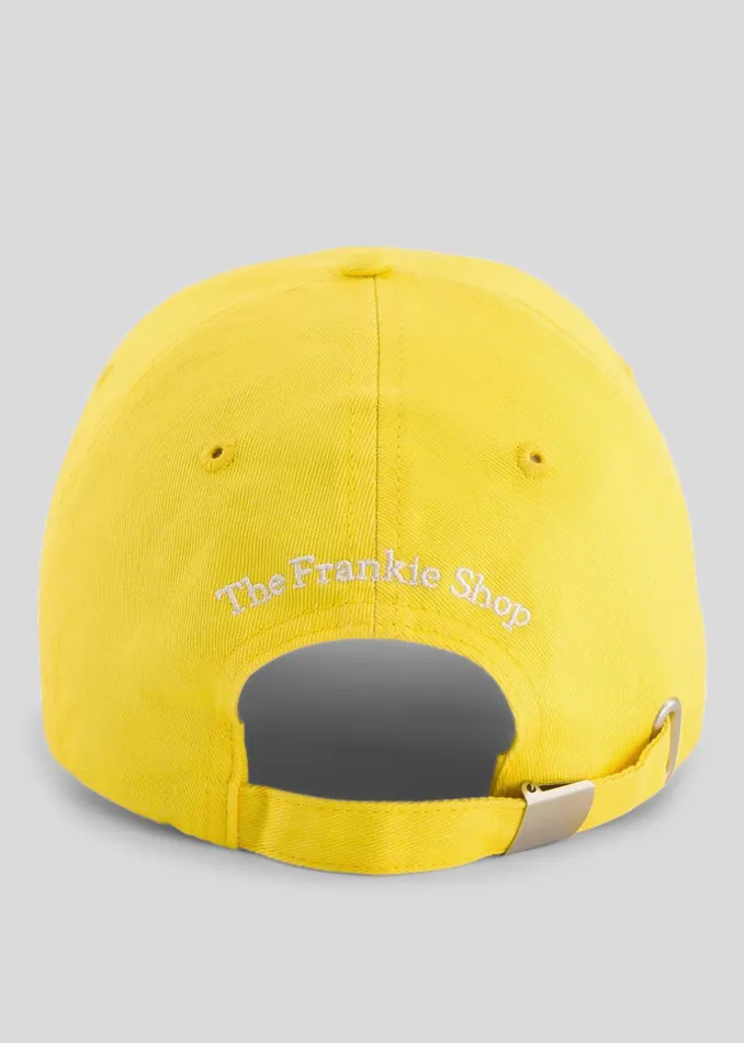 WomenMen The Frankie Shop Frankie Gives Back X Thomas Llu Free Baseball Cap Yellow
