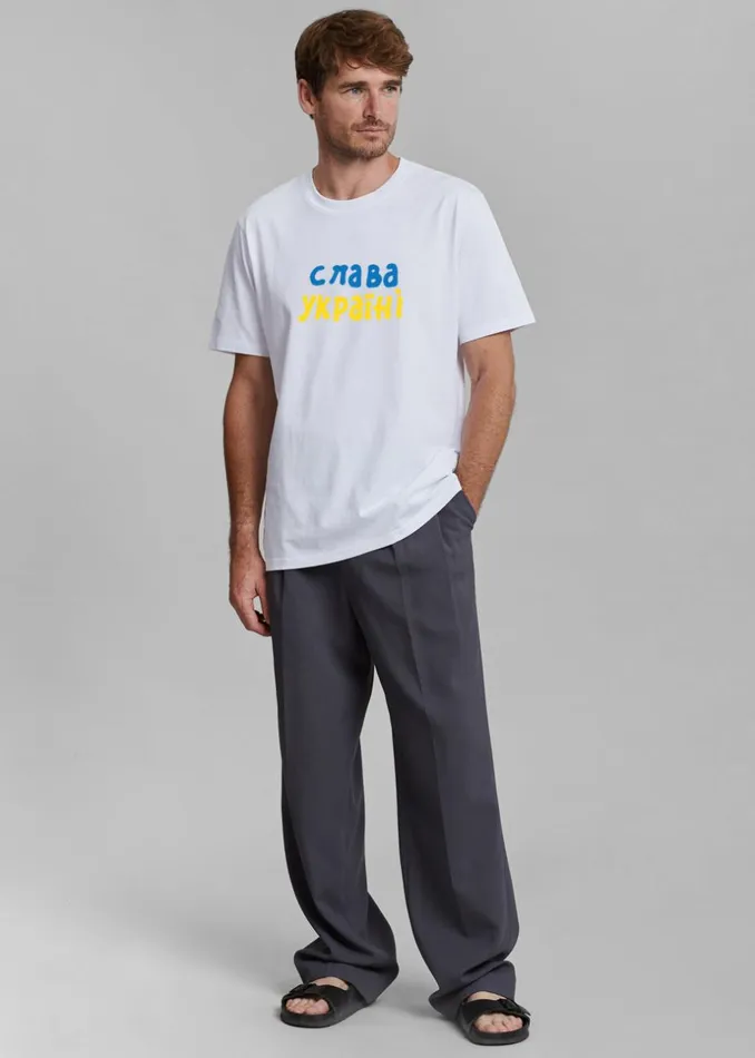 WomenMen The Frankie Shop Frankie Gives Back X Thomas Llu Free TShirt Whitemultico