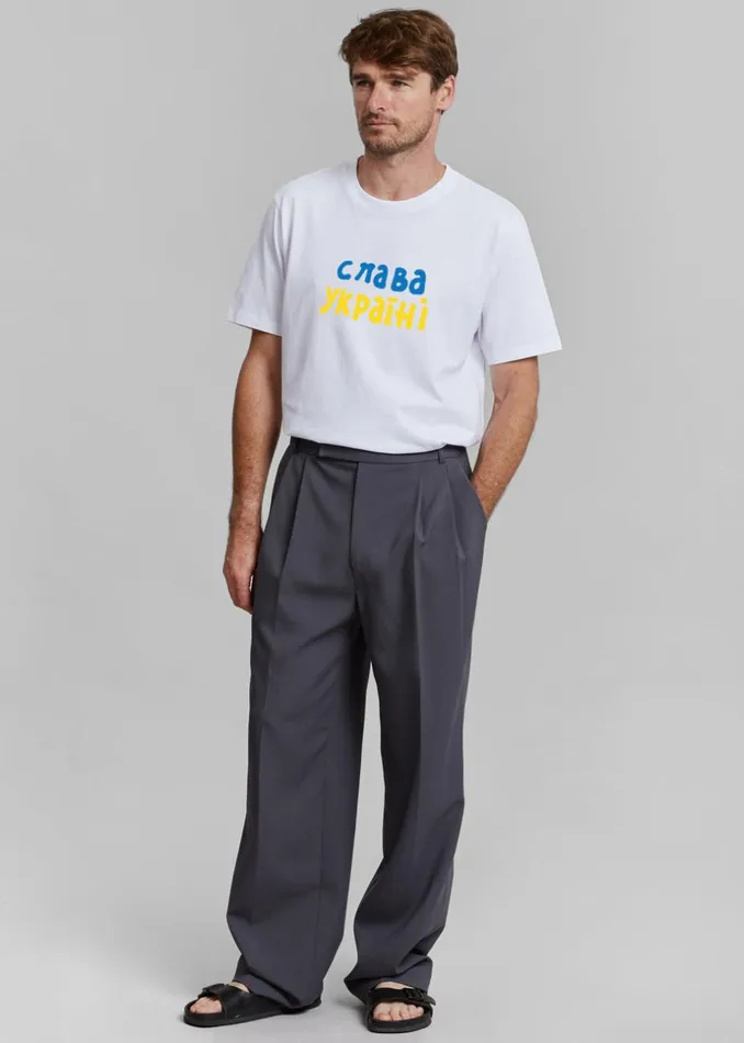 WomenMen The Frankie Shop Frankie Gives Back X Thomas Llu Free TShirt Whitemultico