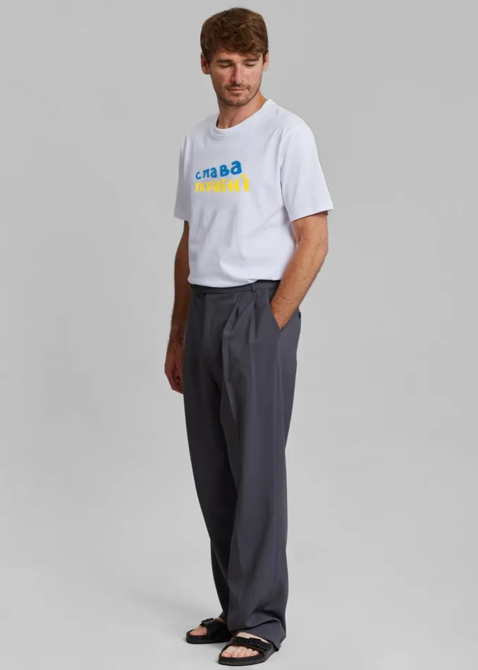 WomenMen The Frankie Shop Frankie Gives Back X Thomas Llu Free TShirt Whitemultico