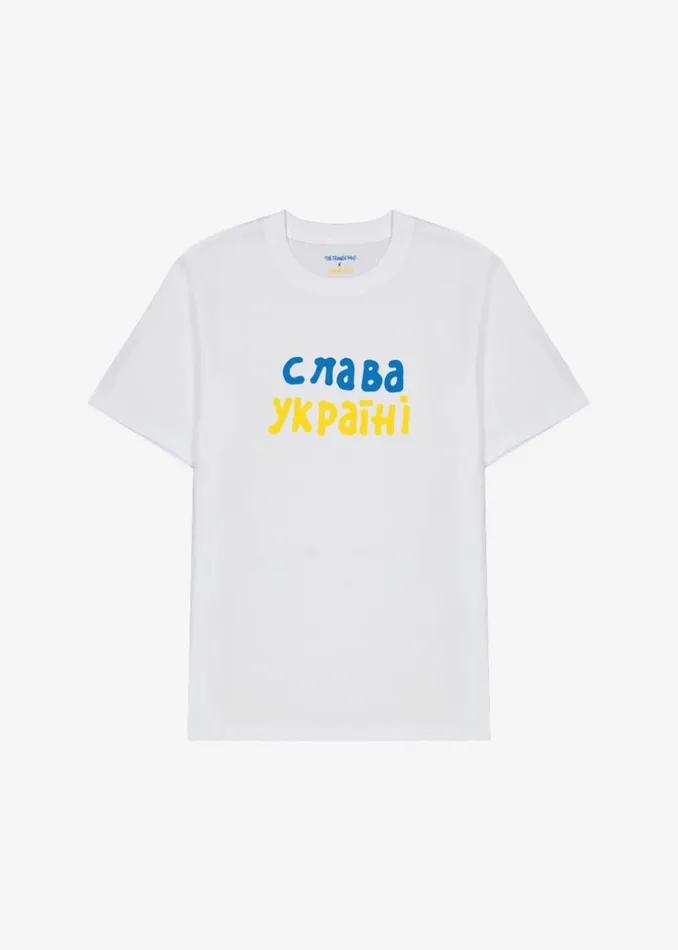 WomenMen The Frankie Shop Frankie Gives Back X Thomas Llu Free TShirt Whitemultico