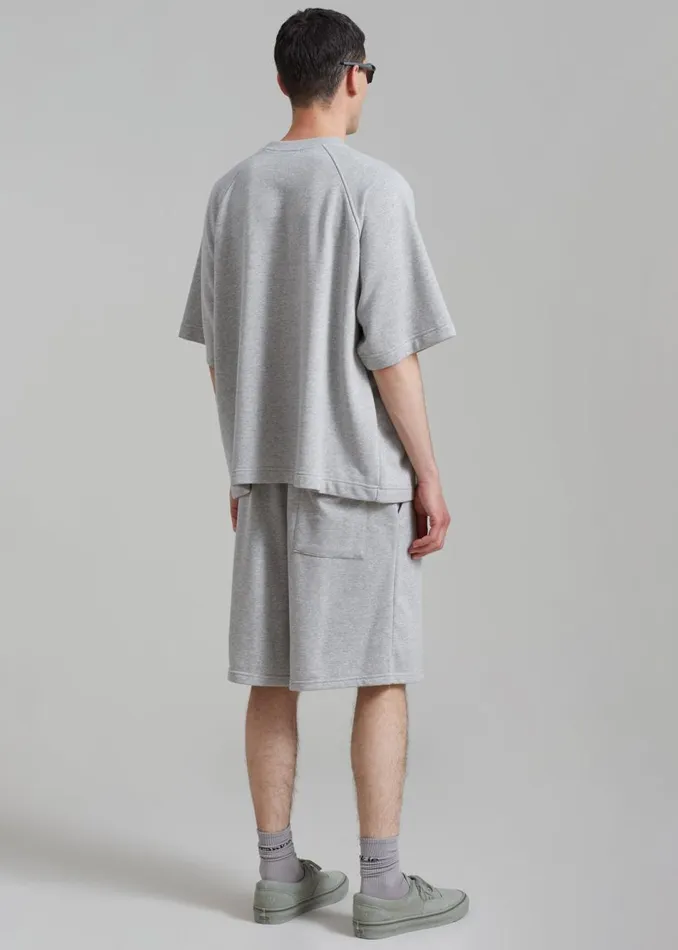 WomenMen The Frankie Shop Loungewear Newton Sweatshorts Grey