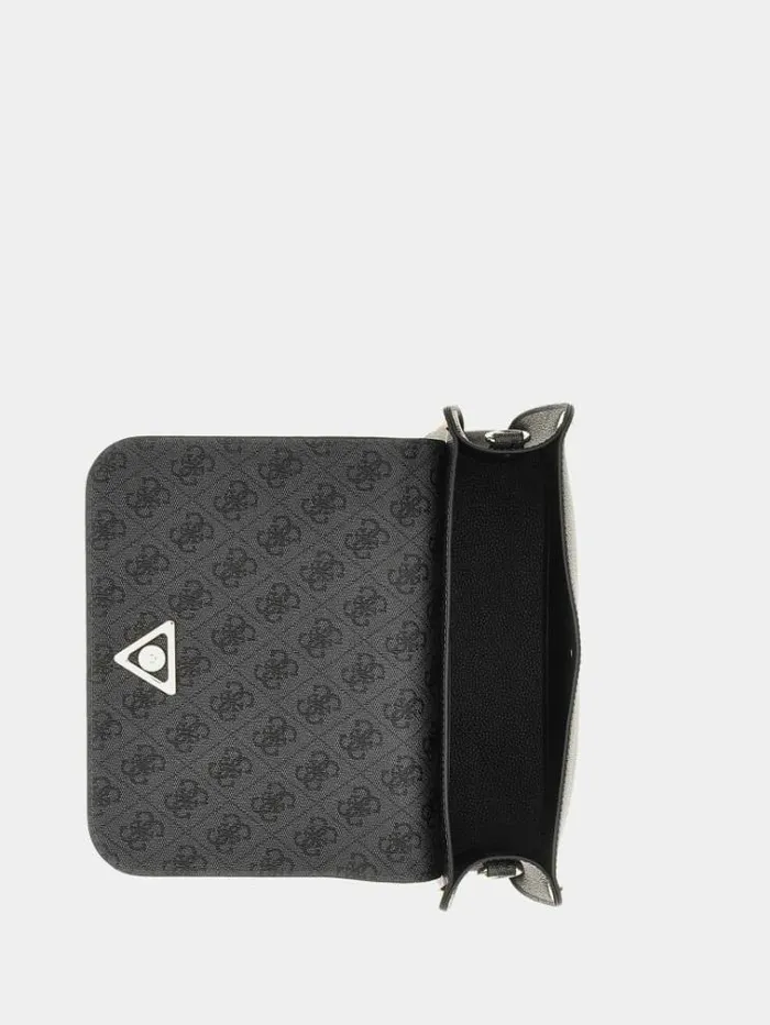 Women Meridian 4g Logo Crossbody Grey Guess Crossbody Bags