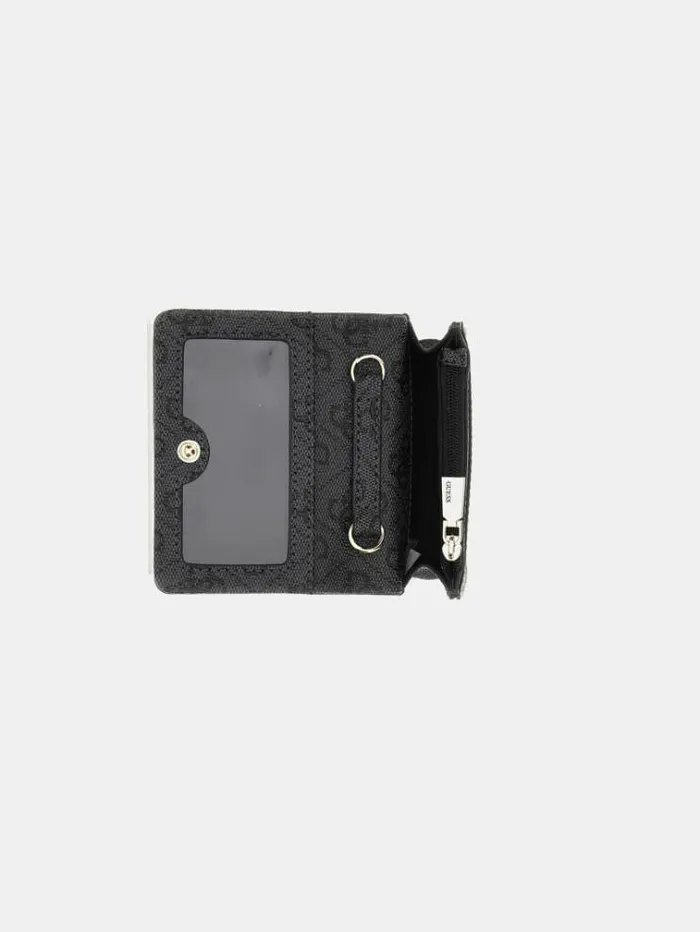 Women Meridian 4g Logo Mini Crossbody Grey Guess Crossbody Bags