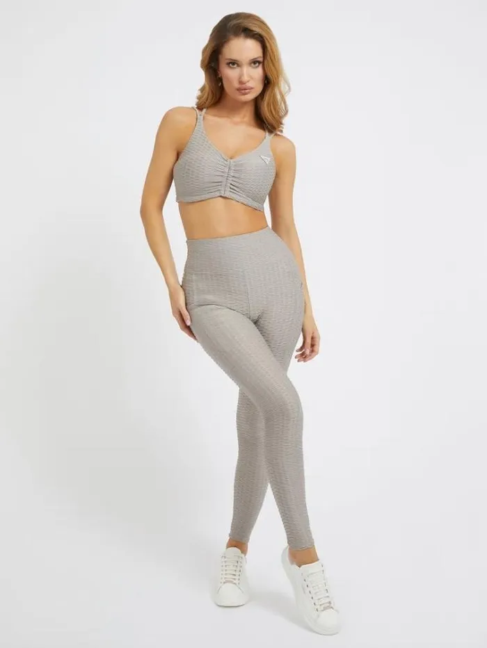 Women Microfiber Active Bra Grey Guess Activewear